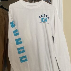 Mens Costa long sleeve t shirt. Size medium